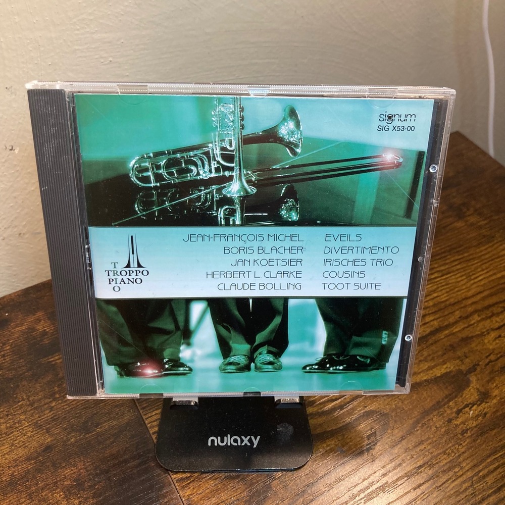 Trio Troppo Piano Music for Trumpet Trombone and Piano CD Signum SIG X53-00